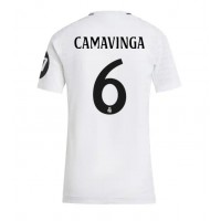 Billiga Real Madrid Eduardo Camavinga #6 Hemma fotbollskläder Dam 2024-25 Kortärmad